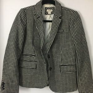 J.Crew houndstooth blazer